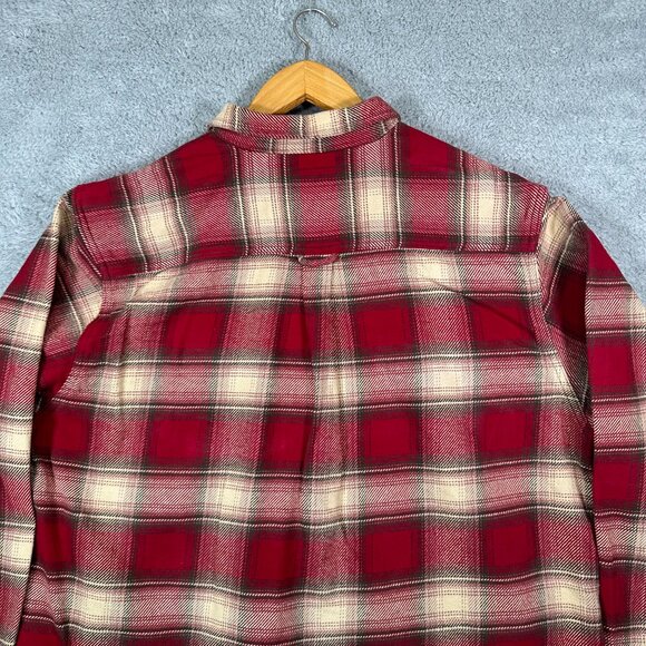 Orvis Big Bear Heavyweight Double Brushed Flannel Button Down Shirt Hand Warmer - Picture 5 of 15